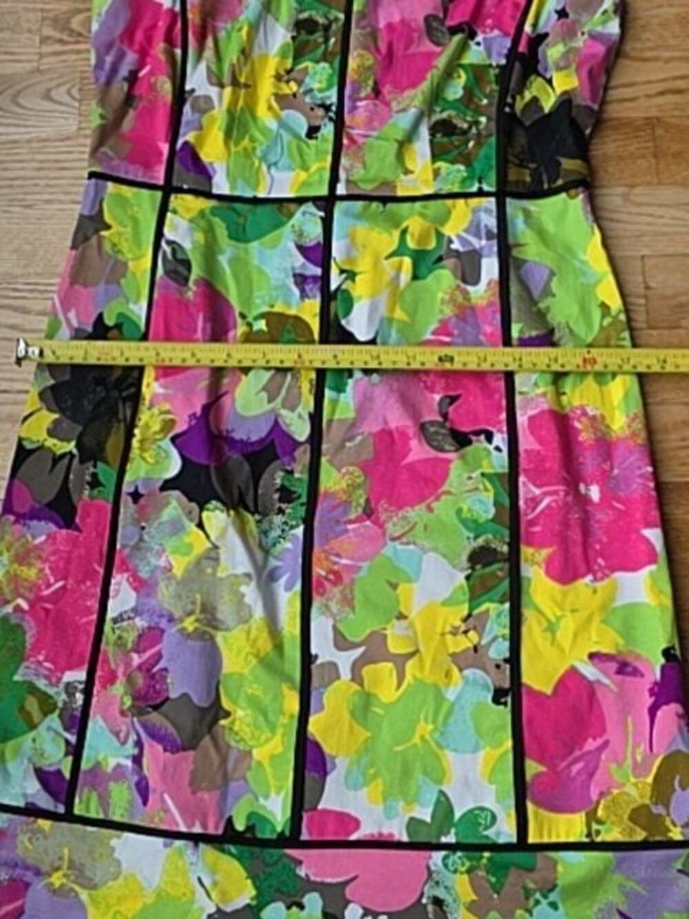 (8) Calvin Klein Floral Sleeveless Dress Summer Gardencore Vacation Wedding MOB - Picture 7 of 9